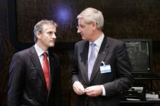 Swedish MFA Carl Bildt and Norwegian MFA Jonas Gahr Störe