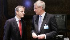 Swedish MFA Carl Bildt and Norwegian MFA Jonas Gahr Störe